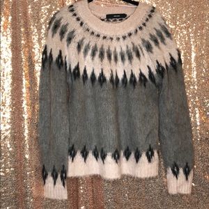 Pink and gray Sweater